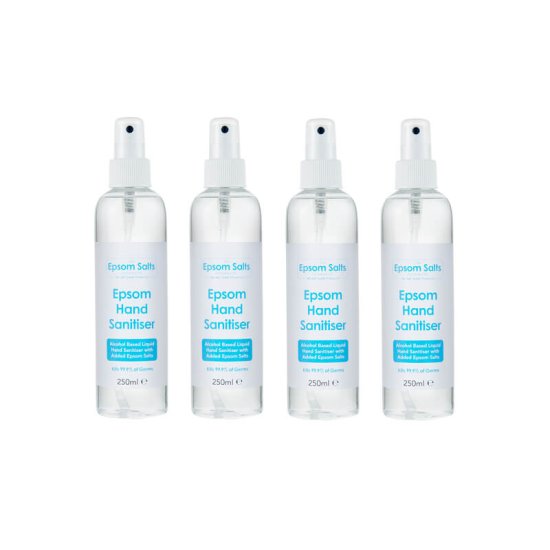 Epsom Hand Sanitiser 250ml x 4