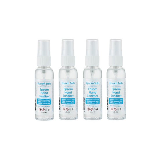 Epsom Hand Sanitiser 60ml x 4