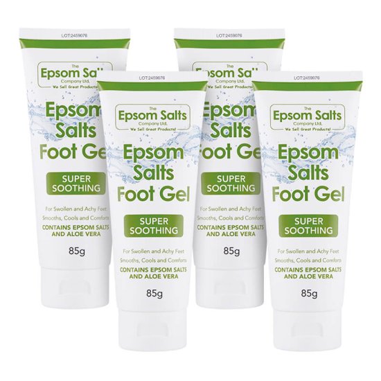 Epsom Salts Foot Gel x 4
