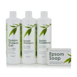 Epsom Shampoo, Soap, Shower Gel & Conditioner